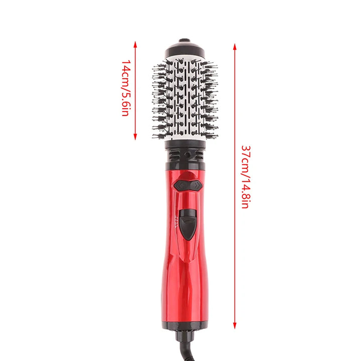 Hair Dryer Brush 3 In 1 Hot Air Spin Brush Curling Straightening Styling Auto-Rotating Ionic Round Blow Dryer Volumizer