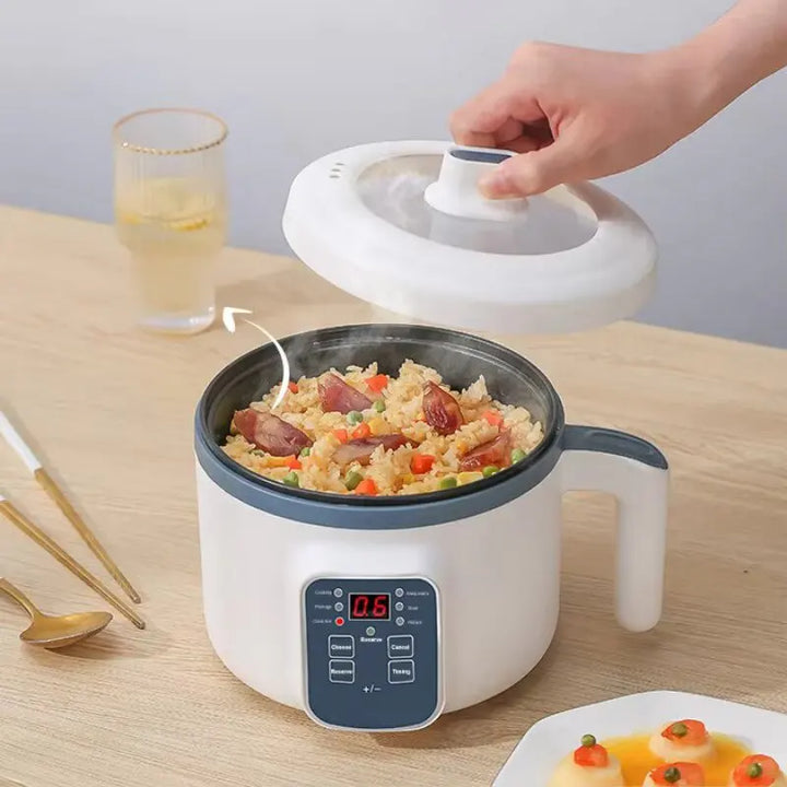 NEW Home Electric Rice Cooker Mini Multi Functional Cooking Pot 1.7L Smart Non Stick Pot 1-3 Person Kitchen Steaming Pot Hot Pot