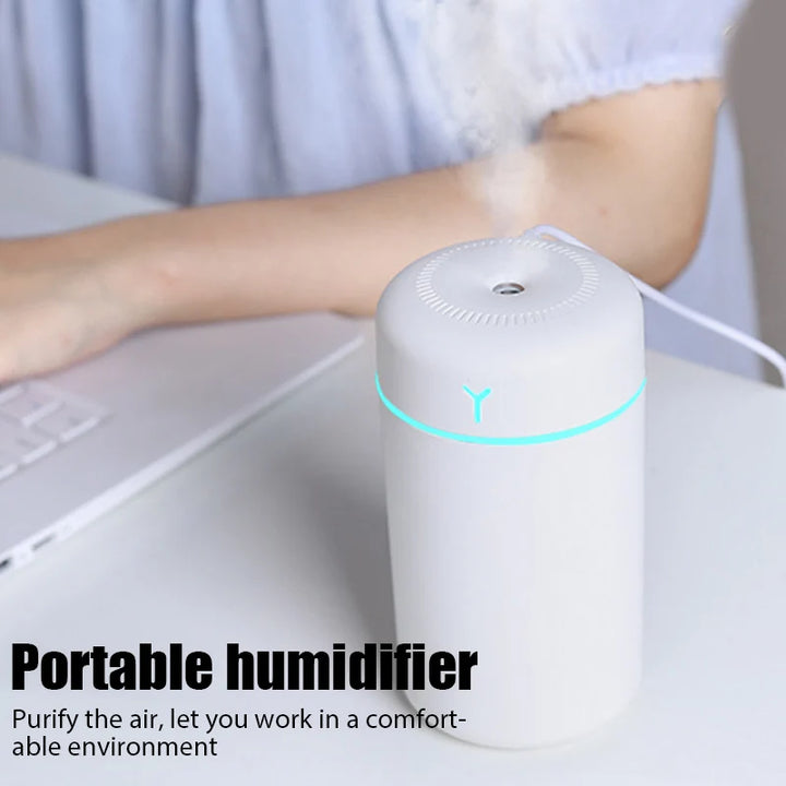 420 ml Air Humidifier Mini Aroma Oil humidificador Portable Diffuser Home car USB charge Purifier Cool Mist Silent humidificador