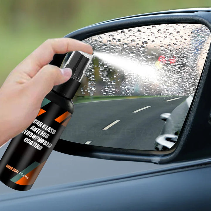 Car Glass Anti-rain Water Spray Repellent Nano Coating Hydrophobic Waterproof Agent Oil Film Removing  Auto Glass Film Agent