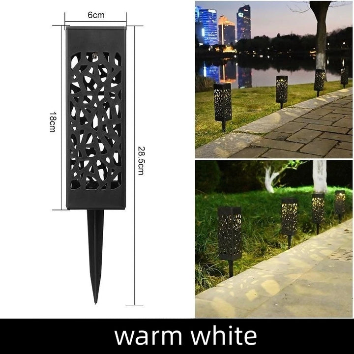 6pcs Solar Outdoor Lighting Solar Decorative Path Lights Garden Lawn Lights Outdoor Waterproof Solar LED Landscape Garden Light