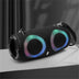 Portable Waterproof 100W High Power Bluetooth Speaker RGB Colorful Light Wireless Subwoofer 360 Stereo Surround TWS FM Boom Box