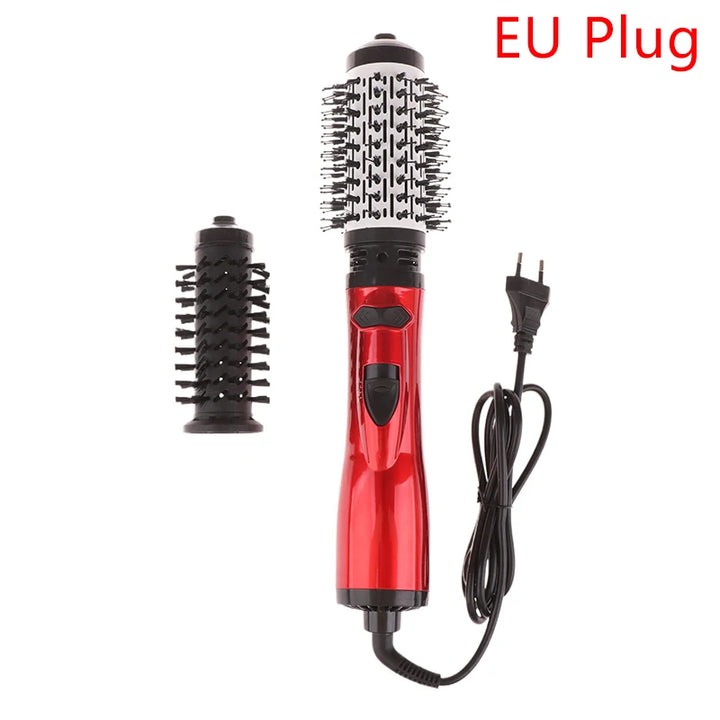 Hair Dryer Brush 3 In 1 Hot Air Spin Brush Curling Straightening Styling Auto-Rotating Ionic Round Blow Dryer Volumizer