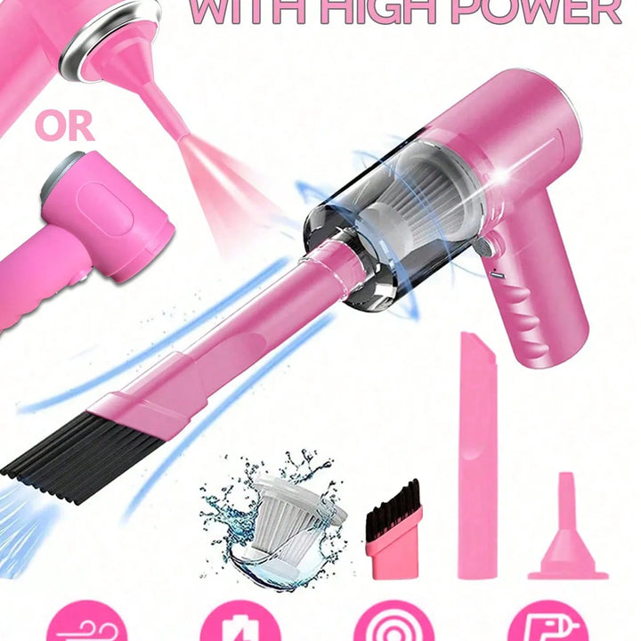 3 In 1 Integrated Suction And Blowing Vacuum Combination Vacuum Cleaner USB Charging Small Car Household Vacuum Cleaner