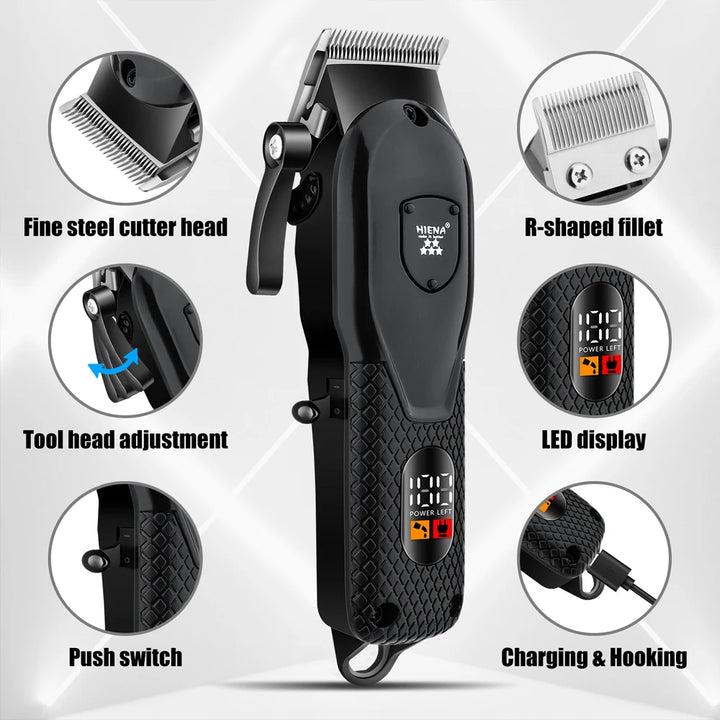 HIENA hair clipper Shaver Professional electric scissors push Barber shop hair trimmers Hair cutting machine trimmer for men