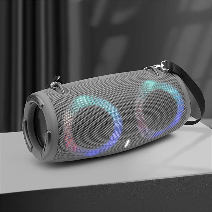 Portable Waterproof 100W High Power Bluetooth Speaker RGB Colorful Light Wireless Subwoofer 360 Stereo Surround TWS FM Boom Box