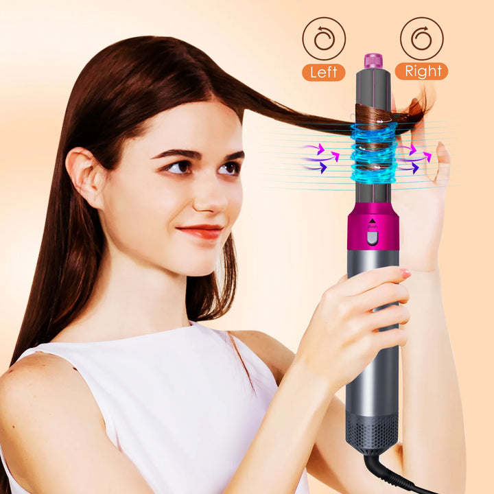 Multifunctional 5 In 1 Hair Dryer For Dyson Airwraps Hot Air Combing Brush Curling Iron Hair Straightener Hairdressing Tools