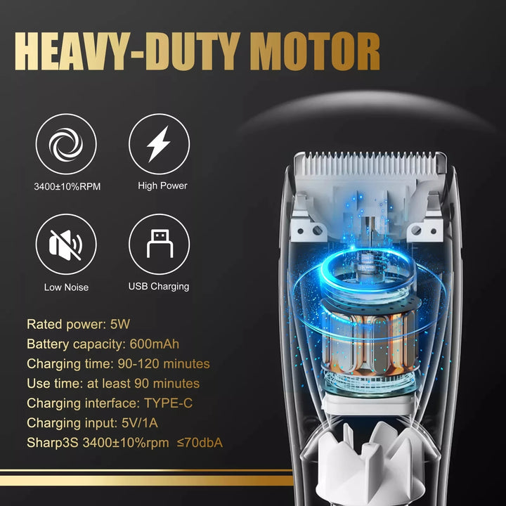 SEJOY Cordless Professional Hair Clippers  Shaving Machine Men Trimmer Kit Men Cutting Machine Barber Electric shaver