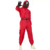 New Red Calamari Cosplay Costume Games Jumpsuit Party Tracksuit Outfits Props Role Play Classic Costume 123 Performance