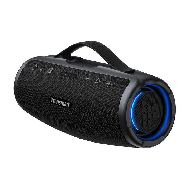 Tronsmart Mirtune S100 Bluetooth Speaker 50W Speaker with IPX7 Waterproof, APP Control, Built-in Powerbank & Retractable Handle