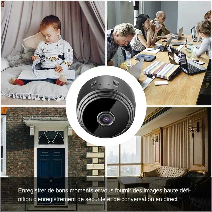 Mini wireless surveillance camera, WiFi, security monitoring, remote monitor, camera, smart home, A9