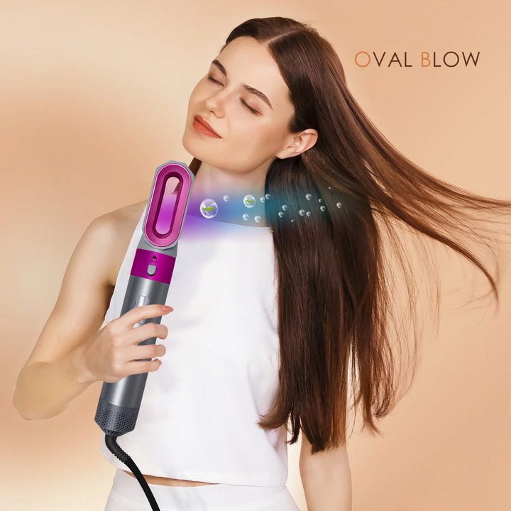 Multifunctional 5 In 1 Hair Dryer For Dyson Airwraps Hot Air Combing Brush Curling Iron Hair Straightener Hairdressing Tools