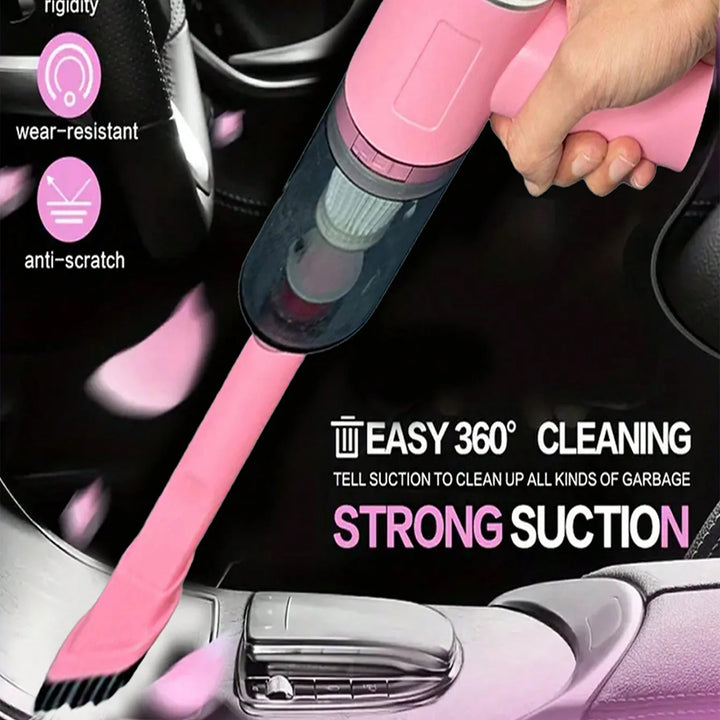 3 In 1 Integrated Suction And Blowing Vacuum Combination Vacuum Cleaner USB Charging Small Car Household Vacuum Cleaner