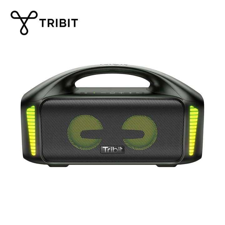 Tribit StormBox Blast Portable Bluetooth Speaker, 90W Stereo Sound with XBass, IPX7 Waterproof, LED Light, PowerBank, Custom EQ