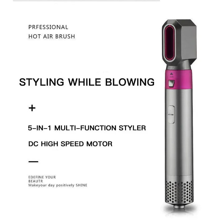 Brand new hair dryer multi-functional hair styler 5 in 1 curling iron hair straightener with hair brush hair dryer hair dryer mu