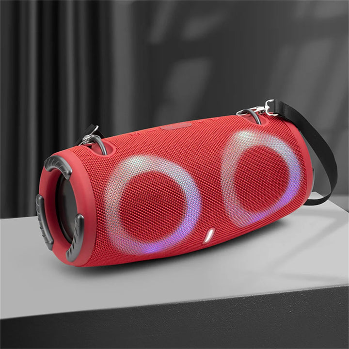 Portable Waterproof 100W High Power Bluetooth Speaker RGB Colorful Light Wireless Subwoofer 360 Stereo Surround TWS FM Boom Box